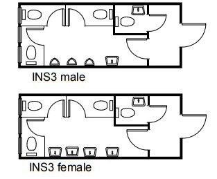 Мобильный туалет INS3 схема